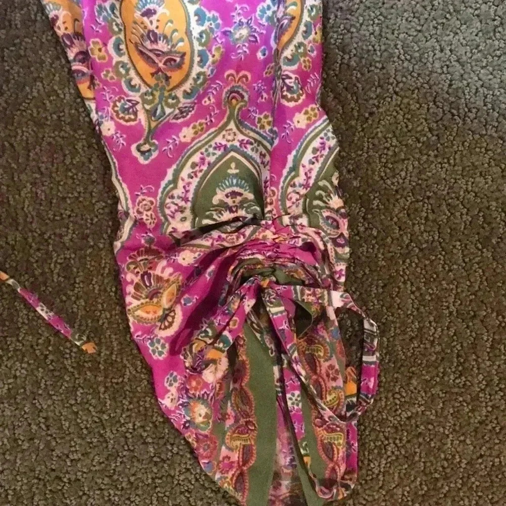 Ralph Lauren paisley pants XS, NWT - Picture 3 of 5